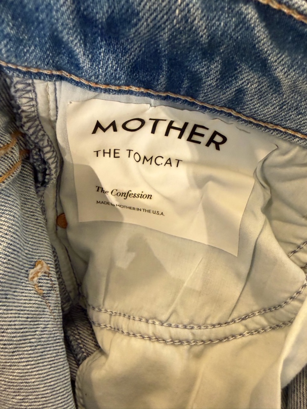Mothers Light Blue Distressed women’s Jeans - Picture 4 of 4